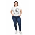 thumbnail image 4 of Playera "No One Cares" Roman Fashion /Tallas Extras, 9001-5 (Blanco) blanco 38, 4 of 5