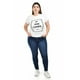 thumbnail image 4 of Playera "No One Cares" Roman Fashion /Tallas Extras, 9001-5 (Blanco) blanco 38, 4 of 5
