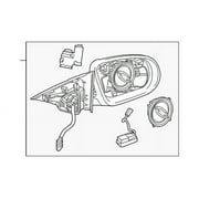 Genuine OE Mercedes-Benz Mirror Assembly - 205-810-13-02