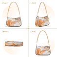 thumbnail image 2 of Orange MarbleWomen Small Shoulder Bag Crossbody Tote Hobo Bags Purse Clutch Handbags with Chain Strap for Women, 2 of 7