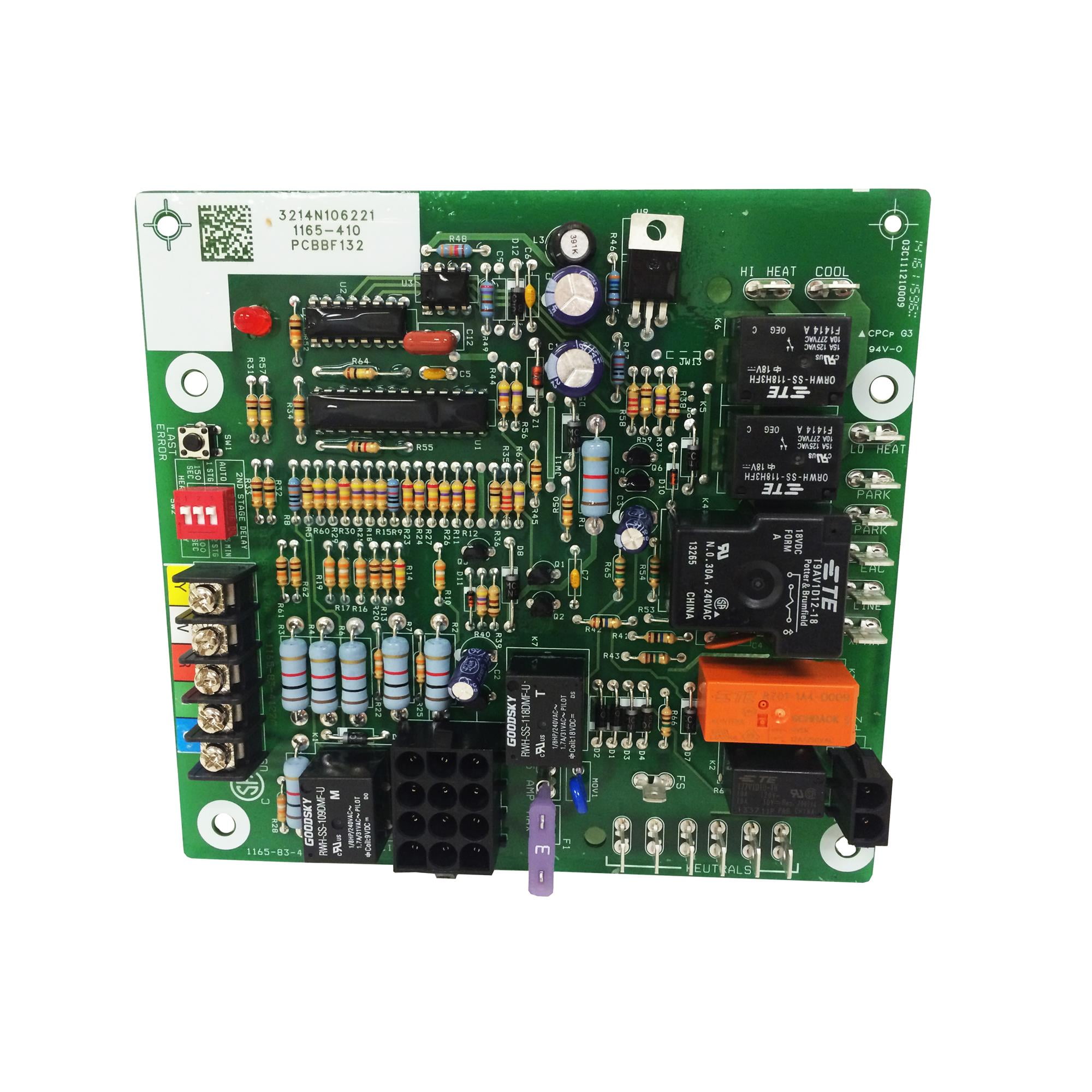 PCBBF132S Goodman PCB 2 Stage Hybrid Furnace Control