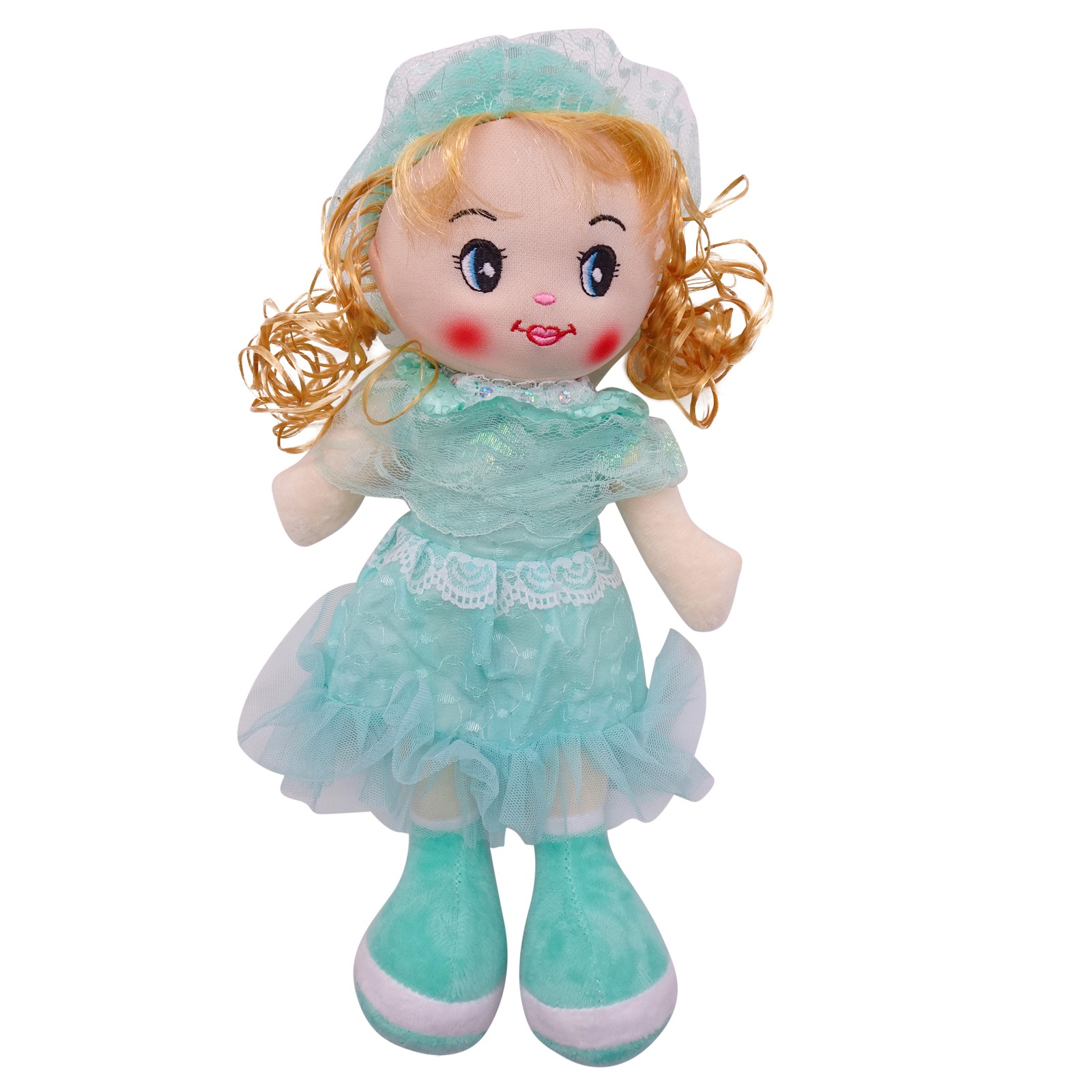 Soft Rag Doll for Girls, 14 inch Plush Kids Toy