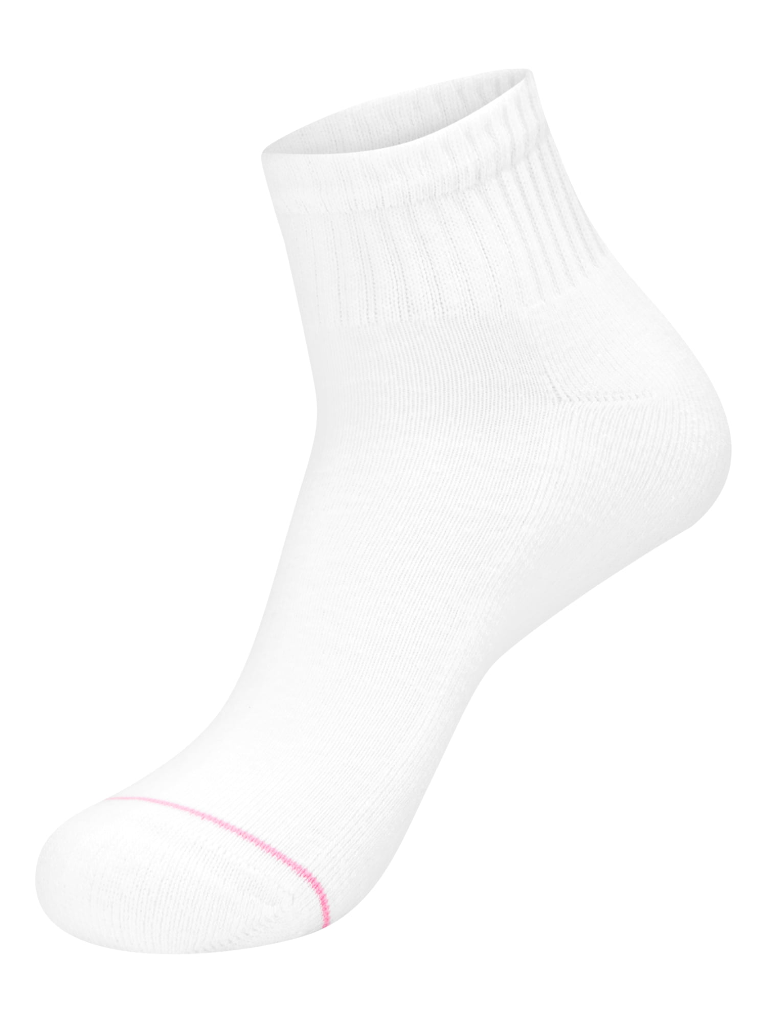 Hanes Womens CottonSoft Ankle Socks, 10-Pack, Size 8-12