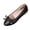 Black, variant on Flats for Women Dressy Casual PU Leather Bow Round Toe Low Heel Slip on Ballet Flats Comfort Breathable Cushion Sole Shallow Mouth Dress Shoes for Walking Vacation Travel