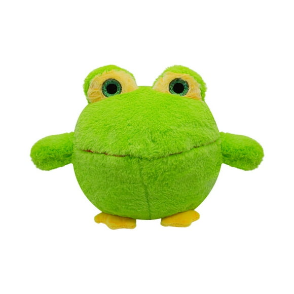 Rana De Peluche Con Sonido Animal En Bolita Importadora La Merced Tela Suave Hipoalergénica