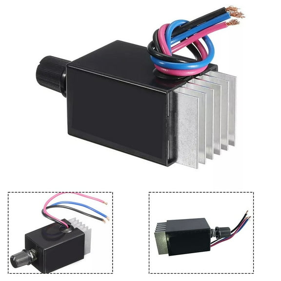 1pcs DC Motor Speed Controller DC 12v/24v Motor Rheostat with Heat Sink truck