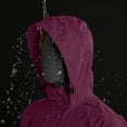 thumbnail image 7 of sususu Fleece Jacket Men Big And Tall ,Solid Color Hooded Zipper Jacket Casual Loose Sports Comfortable Outdoor Jacket,Red,L, 7 of 7