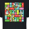thumbnail image 3 of Disney - Christmas Characters - Juniors Cropped Short Sleeve Graphic T-Shirt, 3 of 5