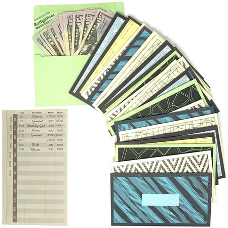 Cash Envelopes Money Budget Planner- 36 Pack Budget Envelopes -6 Assorted Cute Colored Money Envelopes System for Cash Saving – Ideal Cash Envelope System Wallet Organizer for