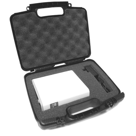 HARD CASE Drop-Protection External Desktop USB Hard Drive Carrying Case With Padded Foam and Power Adapter & Cable Storage - Fits All Seagate Expansion PC and for Mac / Backup Plus / models up to 8 (Best External Storage For Mac)