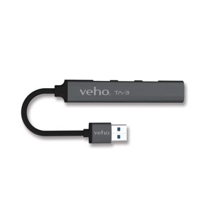 Veho TA-3 USB-A à 4-port USB-A Mini Hub - noir