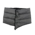 thumbnail image 2 of Bufanda de invierno sólida para mujer, chal de algodón impermeable térmico para escalar gris Zulema bufanda de plumón para mujer, 2 of 8