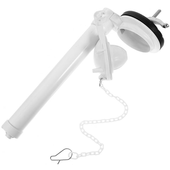 STRANDCHIC Toilet Flush Valve Repair Toilet Bowl Flusher White POM 1Pack