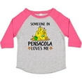 thumbnail image 3 of Inktastic Someone in Pensacola Loves Me Beach Vacation Boys or Girls Toddler T-Shirt, 3 of 5