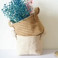 thumbnail image 2 of [Big Clear!]Handmade Rattan Flower Pot Plant Stand DIY Home Wall Hanging Seagrass Woven Wicker Basket Decor, 2 of 6