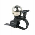 thumbnail image 1 of Copper Bike Bicycle Waterproof Bell Handlebar Ring Press Spring Cycling Alarm Silver, 1 of 3