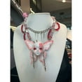 thumbnail image 2 of Blood Butterfly Beaded Subculture Gothic Necklace, 2 of 2