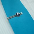 thumbnail image 2 of Marine Corps USMC Semper Fi Blue White Logo Officially Licensed Round Tie Bar Clip Clasp Tack Silver Color Plated, 2 of 6