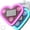 Blue+Pink, variant on CLIQKWEN Car Solar Heart LED Light,Valentine's Day Solar Powered Triangle Heart LED Light – Wireless IP65 Waterproof C-Pillar Ambient Neon Light, Romantic Car Interior Decor for Couples