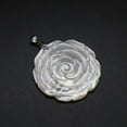 thumbnail image 4 of RSAMD Rose Flower Mother of Pearl Shell Necklace Charm Pendant Crystal Healing Jewelry-1PC, 4 of 6