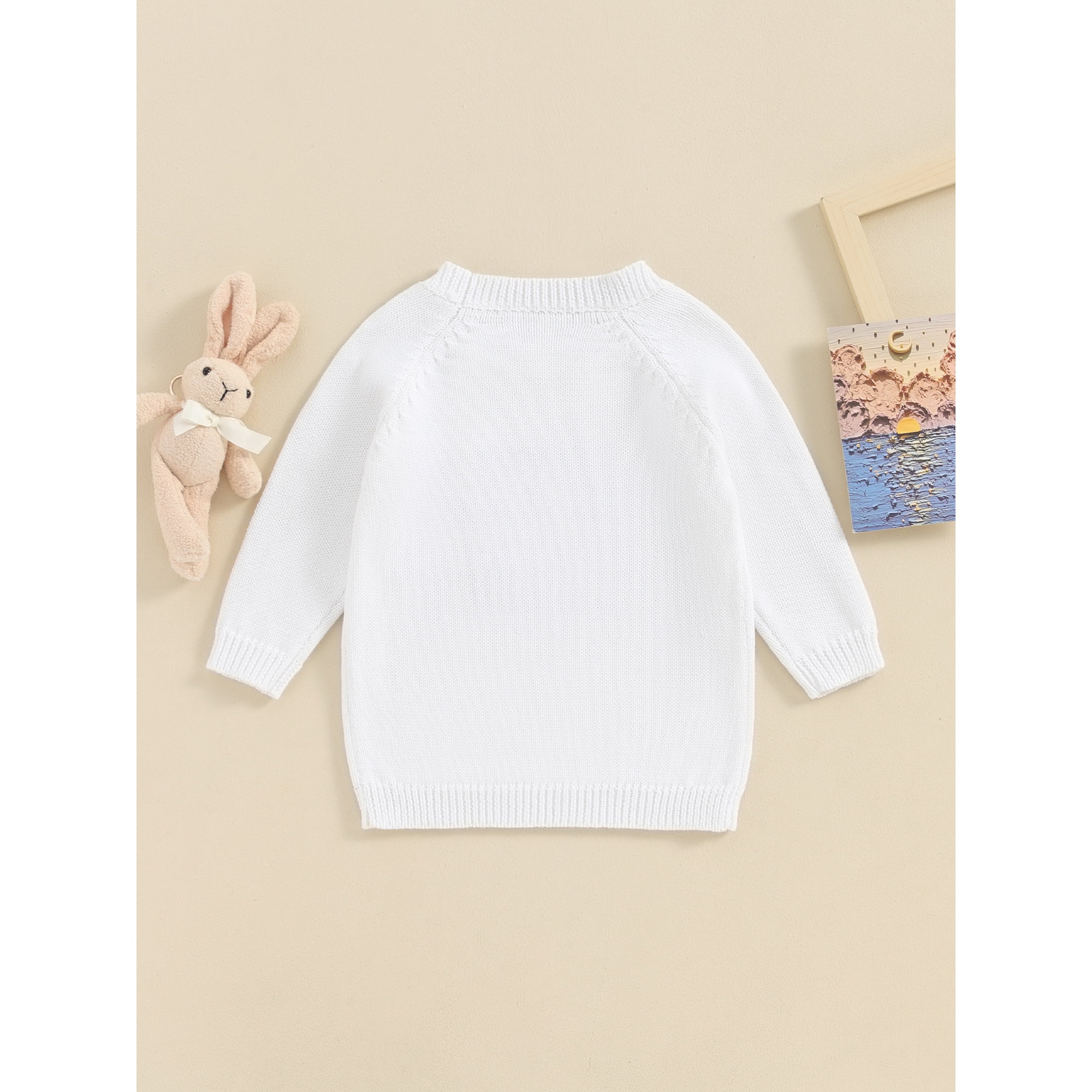 Infant girl white sweater hotsell