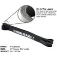 thumbnail image 3 of Rubberbanditz 41" Pull Up Assist Bands | Continuous Loop Resistance Bands (30-250 lbs | #3, #4, #5), 3 of 9