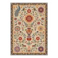 thumbnail image 7 of GENIMO 8'x10' Floral Botanical Area Rug for Living Room, Large Machine Washable Non Slip Low Pile Rug for Bedroom Dining Room, Warm Beige, 7 of 7