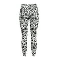 thumbnail image 6 of Renewold Hawaiian Palm Tree Leopard Print Yoga Leggings for Women Yoga Pants with Pockets Athletic Tights Soft Basic Pants Casual Active Yoga Leggings for Workout Sports Disco Party, M, 6 of 8