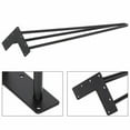 thumbnail image 2 of 28" Hairpin Table Legs Set of 4 Metal 3 Rods 1/2" Thick Heavy Duty DIY Desk Stan Household, 2 of 2