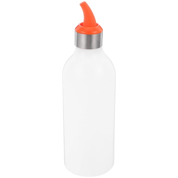 jojofuny 1Pack Squeeze Bottle for Ketchup and Sauces Multi-color TPR PP 8.45x2.55x2.55in
