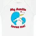 thumbnail image 4 of Inktastic My Auntie Loves Me Narwhal Family Boys or Girls Baby Bodysuit, 4 of 5