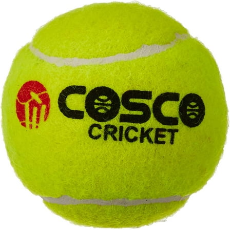 Cosco Light Weight Cricket Ball, Pack of 6 (Yellow)