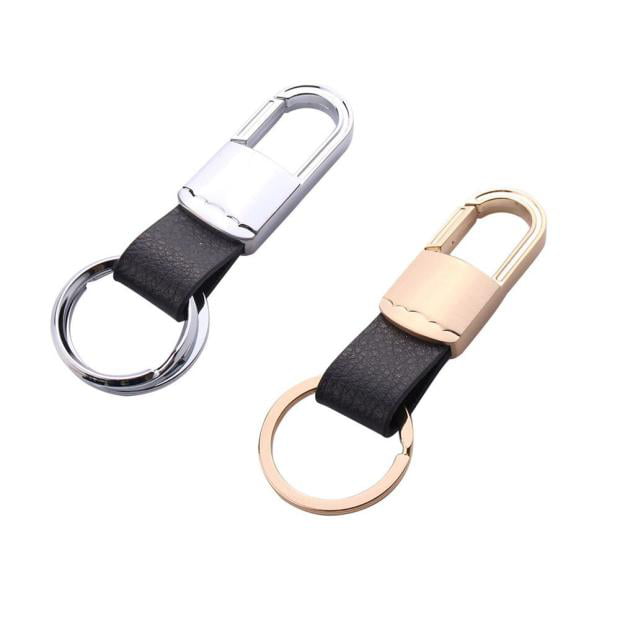 NEW Mens Creative Alloy Metal Keyfob Gift Car Keyring Keychain Key Chain Ring LR 
