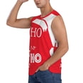 thumbnail image 3 of Fotbe Men's Saying Ho Ho Ho Print Men's Sleeveless Muscle Tank Tops Casual T-Shirts for Gym Workout Beach-XX-Large, 3 of 8