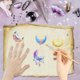 thumbnail image 4 of Sellos de silicona transparentes Moon Clear Stamps Datura Star Rubber Silicone Stamp Seal, 4 of 6