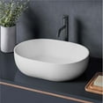 thumbnail image 1 of Ruvati USA RVB2119WH 19 in. epiStone Solid Surface Modern Bathroom Vessel Sink, Matte White, 1 of 1