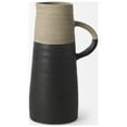 thumbnail image 3 of 10" Rustic Organic Black And Natural Decorative Jug, 3 of 5