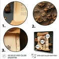 thumbnail image 3 of Designart "Echoes of Ancient Chinese Scrolls" People Wall Art - Global Beige China Art Entryway Wall Art, 3 of 6