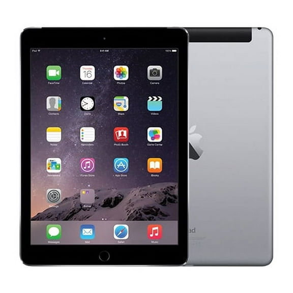Pre-Owned Apple iPad Air 2nd Gen MH312LL/A 9.7" Tablet 32GB WiFi   4G LTE, Space Gray 