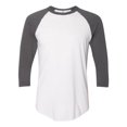 thumbnail image 1 of T-shirt Raglan à Manches Trois-Quarts, XS, WhiteAsphalt, 1 of 4