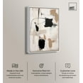 thumbnail image 2 of Strings in Abstraction Canvas Muted Abstract Wall Art by Art Remedy, White Frame, 36" x 54", 2 of 7