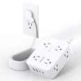 thumbnail image 1 of Cable de extensión Power Strip de 3 m con 8 salidas y 4 puertos USB HANYCONY, 1 of 7