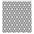 thumbnail image 3 of Ambesonne Black and White Shower Curtain, Modern Triangle, 69"Wx70"L, Black and White, 3 of 3
