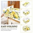 thumbnail image 4 of Large Fliplid Foldable Storage Bin Boxes Cubes Baskets with 2 Handles for Clothes Books 16.5x12.6x11.8 Inch Watercolor Lemon, 4 of 7