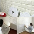thumbnail image 1 of (23.6" - 23.6" ) 3D Brick Wallpaper Self-Adhesive Foam wall stickers Kids Room Kitchen Bedroom Decor Wallpaper, 1 of 5