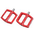 thumbnail image 4 of Pédales de Vélo, Pédale en Alliage d'Aluminium de Haute Résistance, pour Vélo de Route VTT Rouge, 4 of 8