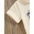 thumbnail image 6 of Suealasg 2Pcs Toddler Boys Clothes Short Sleeve Tractor Print T-shirt +Elastic Waist Shorts 6M 1T 2T 3T 4T 5T Little Boy Summer Casual Outfit, 6 of 7