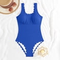 thumbnail image 3 of HUAXUN One Piece Swimsuit Women Tummy Control Cutout High Waisted Bathing Suit Y2k Swimsuit Adjustable Strap One Piece Swimsuit Swimsuit for Women, 3 of 7