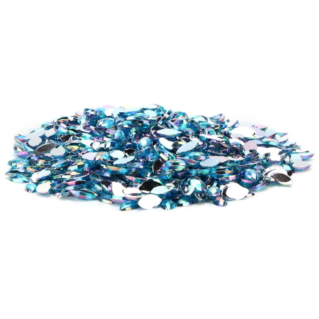 Diamantes de imitación para manualidades, 1000 piezas, diamantes de imitación para manualidades, cristales de vidrio para bricolaje, diamantes de imitación para manualidades, aspecto llamativo