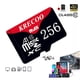 thumbnail image 1 of Tarjeta SD de 256 GB MicroSDXC, certificación U3 y V30, para grabación continua 4K UHD en cámaras de tablero; incluye adaptador SD, 1 of 10